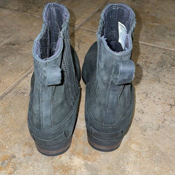 Sorel Lolla Black Chelsea Ankle Boots Womens Size 8.5 NL3078-010 - Picture 5 of 12